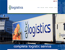 Tablet Screenshot of abclogistics.nl