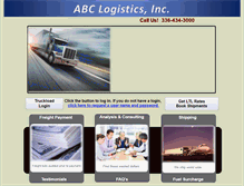 Tablet Screenshot of abclogistics.com